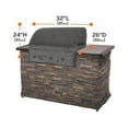 thumbnail image 2 of Classic Accessories Veranda Water-Resistant 32 Inch Island BBQ Grill Top Cover, 2 of 5