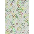 thumbnail image 1 of Ahgly Company Indoor Rectangle Patterned Sage Green Novelty Area Rugs, 5' x 7', 1 of 6