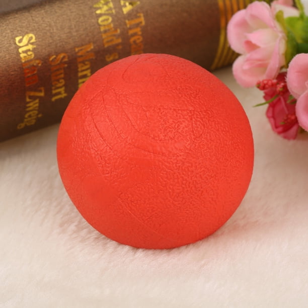 Pelota para masticar para mascotas, pelota de goma sólida, pelota interactiva para entrenamiento de perros, pelota de entrenamiento para mascotas, instalación sin esfuerzo Jadeshay A