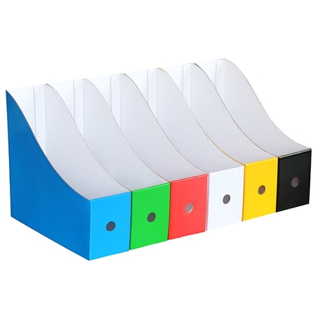 FOMIYES 6Pcs Desktop Document Box Organizer White Paper File Organization Classroom