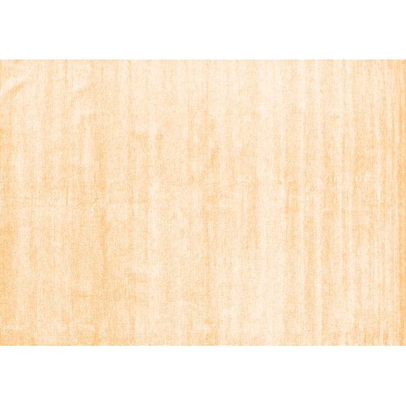 Ahgly Company Indoor Rectangle Solid Orange Modern Area Rugs, 2' x 3'