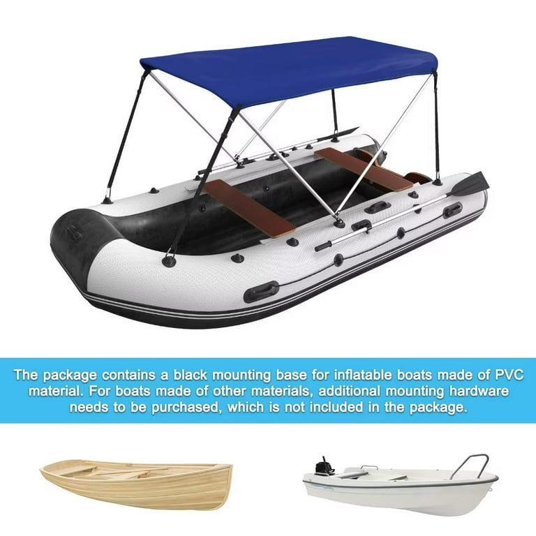 NAIZEA Inflatable Kayak Awning Canopy ,Boat Cover Sun Shade Shelter,Beach  Fishing Surf Folding Inflatable Kayak Sun Shade Shelter