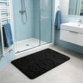 thumbnail image 4 of Darzheoy Seashell Bath Mat, Embossed Soft Absorbent Bathroom Rug, Water Absorbing Door Mat, Quick Dry Bathroom Mat for Shower, Sink, Bedroom, Entryway, Laundry Room, 4 of 7