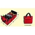 thumbnail image 4 of Foldable, Sturdy, Multi-Function Oxford Fabric Car Organizer for Travel, Vacation, Camping(Red), 4 of 4