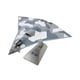 thumbnail image 3 of Modelo de Avión de Simulado a Escala 1:144, Exhibición Realista de Aviones de Ataque, Modelo de Avión de para Sala de Estar, Oficina Y, 3 of 9