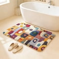 thumbnail image 6 of Roiihwy Bath Mat, Ultra Absorbent Quick Dry Bathroom Floor Mats-Rubber Non-Slip Thin Bathroom Rug Fit Under Door, Faux Suede Surface Shower Rug for Bathtub, Sink, Shower Room, 6 of 6