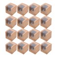 thumbnail image 5 of MRLESS 20PCS Paper Cupcake Boxes Portable Single Individual Cupcake Boxes with Window and Inserts for Wedding Candy Boxes, 5 of 6