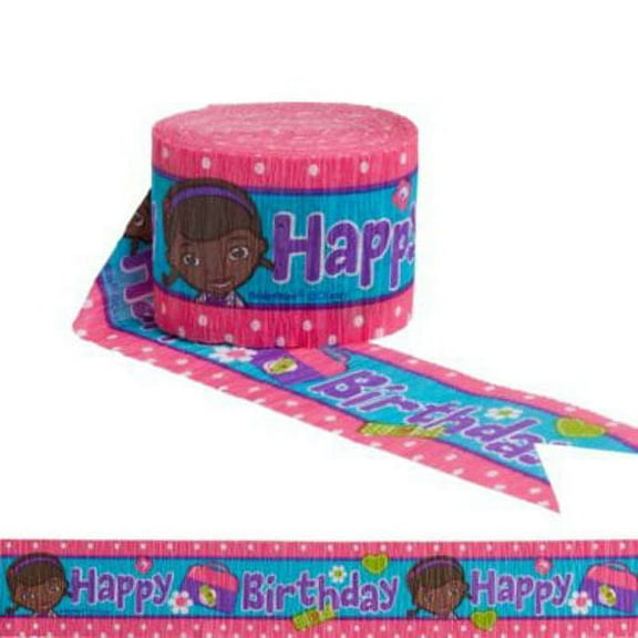 Doc McStuffins Crepe Paper Streamer (30ft)