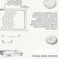 thumbnail image 4 of Nonstick Cookie Sheet Set of 3, Half/Quarter/Jelly Roll Pans, Floral Swirl Texture, Heavy Duty 0.8mm, 4 of 8