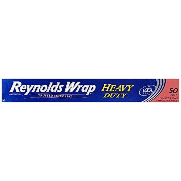 Reynolds Wrap Heavy Duty Aluminum Foil, 50 Square Feet, 6 Pack