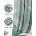thumbnail image 3 of Green Coastal Wave Blackout Curtains for Bedroom Living Room Darkening Curtains 63 Inches Long Summer Modern Ocean Beach Window Curtain 2 Panels Set Insulated Window Treatment Grommet Drapes 52"x63", 3 of 9