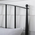 thumbnail image 4 of Bowery Hill Modern Metal Full Queen Spindle Headboard in Powder-Coated Black, 4 of 5