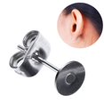 thumbnail image 1 of 200Pcs/Set Stainless Steel Butterfly Earrings Pins Stopper Backs DIY Accessory, 1 of 10