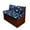 Blue Butterfly, variant on Yuyamidu Hummingbird RV Dinette Cushion Covers Floral Camper Cushion Slipcovers Stretchable Replacement Camper Dinette Seat Covers RV Sofa Slipovers Protection
