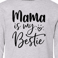 thumbnail image 4 of Inktastic Mama Is My Bestie Long Sleeve Youth T-Shirt, 4 of 5