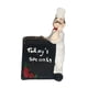 thumbnail image 5 of Estatua de chef, pequeña escultura, soporte para palillos de dientes, adorno creativo de mesa, figura decorativa para escritorio, hogar, restaurante, Estilo A, 5 of 8