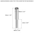 thumbnail image 2 of Unique Bargains 8mm 600 Grits Diamond Mounted Point Spherical Concave Head Bead Grinding Bit, 2 of 5