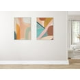 thumbnail image 6 of Kate and Laurel Sylvie Sunrise Over Marrakesh Framed Canvas Wall Art by Kate Aurelia Holloway, 28x38 White, Abstract Neutral Shapes Art for Wall, 6 of 6