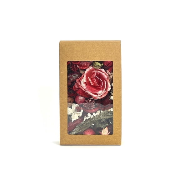 Cranberry Fragrant Dried Flowers Potpourri Box for Home Decor