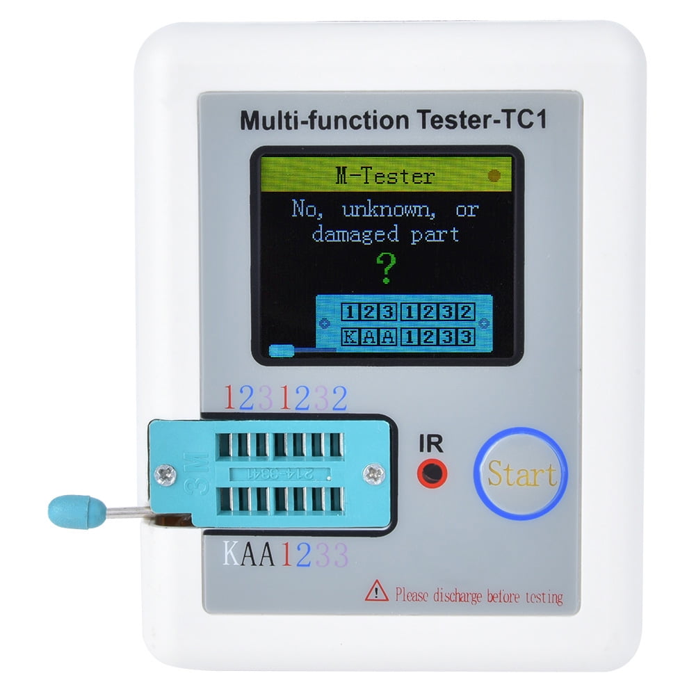 Brrnoo LCRTC1 Tester, Transistor Tester, Portable For Detect NPN/PNP