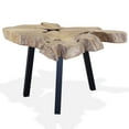 thumbnail image 3 of vidaXL Coffee Table Genuine Teak 31.4"x27.5"x14.9", 3 of 6
