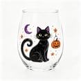 thumbnail image 3 of Hand Painted Stemless Wine Glass, Seasonal Pattern Clear Tumbler, Decorative Glass Drinkware for Home Daily Use and Holiday Party Table Styling, 3 of 6