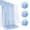 Blue, variant on JTWEB 1PC Blackout Curtains Grommets Princess Star Hollowed Window Curtains for Girls Kids Room Living Room, Bedroom, Window Decor Light Blocking Voile Pink 39“*78‘’