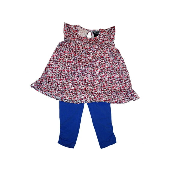 Baby Girl 2pc Flower Shirt & Leggings (18 Months)