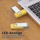 thumbnail image 4 of Memoria USB de 2 GB, 5 unidades de memorias USB, memoria USB con rotación de 360 ​​grados. Alta velocidad, 4 of 5