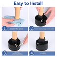 thumbnail image 2 of Bed Risers, Adjustable Furniture Risers Height Adjustable 1.8in-2.3in, 2 of 5