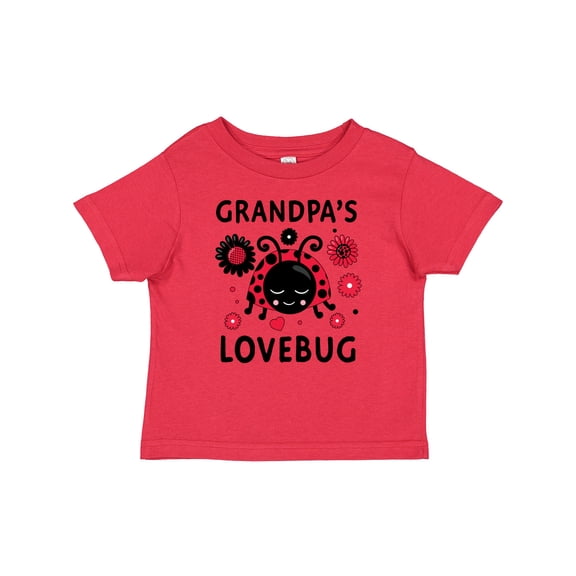 Inktastic Valentine's Day Grandpa's Lovebug Boys or Girls Baby T-Shirt