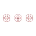 thumbnail image 1 of Transemion 3 Sets Propeller Guard Drone Accessories Protective Accessory Protect Ring Set Modification Replacement for Mini 1/2 SE Red 3Set, 1 of 6