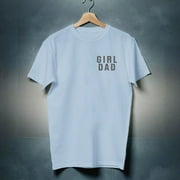 Girldad Black on Black Left Chest Tee, Girl Dad, Girl Dad Gift, Girldad, Dad of Girl, dad of girls shirt, Gift for Dad, Dad Shirt-TH32020