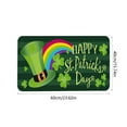 thumbnail image 5 of St Patricks Day Doormat Welcome Mat Green Shamrock Indoor Outdoor Porch Entrance Decor for Irish Festival Holiday(Green-B), 5 of 6