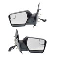thumbnail image 4 of For 07-17 Expedition Rear View Mirror Power Heat Puddle Lamp w/o Memory Set Pair, 4 of 5