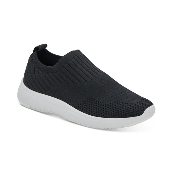 Aqua College Women's Kara Waterproof Sneakers, black knit 7.5m