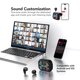 thumbnail image 5 of Audífonos Inalámbricos Pantalla Táctil Bluetooth Audífonos de Traducción con IA 8 Modos para Hacer Frente a Varios Escenarios Cancelación de Ruido Modo de Transparencia, NE68, 5 of 12