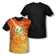 thumbnail image 2 of Jla - Lightning Logo - Short Sleeve Black Back Shirt - XX-Large, 2 of 4