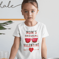 thumbnail image 3 of Girls Valentines Day Shirt - 2021 Valentines Day Shirts for Girls - Valentine Shirts for Kids - Mom's Official Valentine, 3 of 8