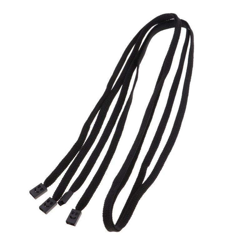 4ft Drawstring Cord Replacement Anoraks Jackets String Black E 