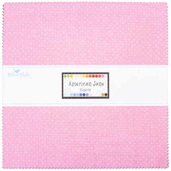 Riley Blake - American Jane Pindots 10" Stacker by Sandy Klop 42 pcs