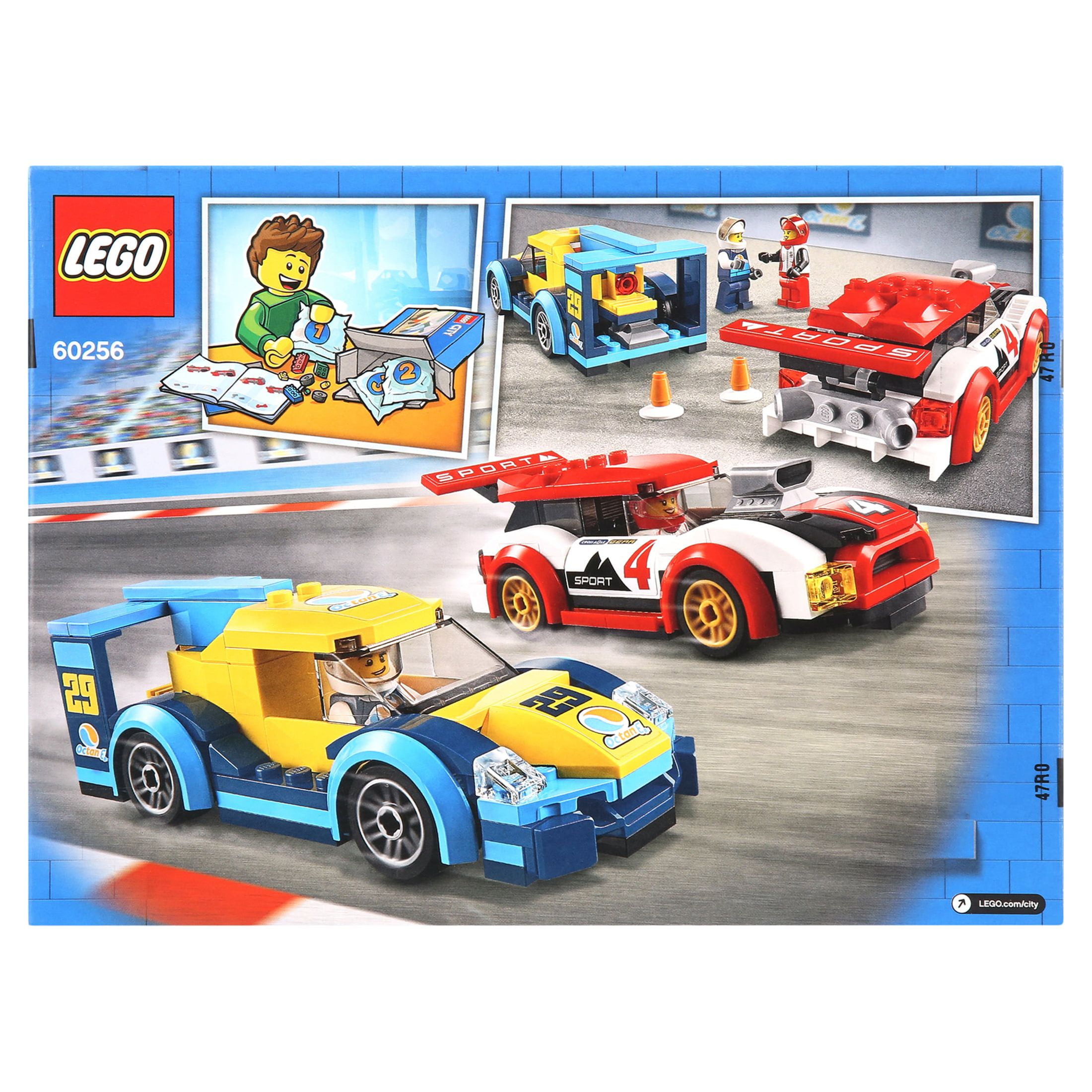 LEGO City Racing Cars 60256 Buildable Toy for Kids 190 Pieces