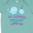 thumbnail image 4 of Inktastic My Cousin Whale-y Loves Me Boys or Girls Baby Bodysuit, 4 of 5