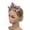 Pink, variant on Women Butterfly Fascinators Headclip Headbands Fascinators Hat Women Headpiece for Women Headband For Women Hair Day Accessories for Tea Party Wedding Halloween Hot Pink One Size