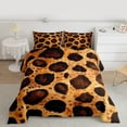 thumbnail image 2 of Castle Fairy Leopard Print Full Size Comforter Sets,Cheetah Print Bedding Sets, 2 of 8