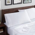 thumbnail image 3 of Aston & Arden Eucalyptus 4-Piece 400 Thread Count Tencel Sheet Set, California King, Modern, White, 3 of 7