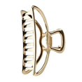 thumbnail image 1 of Suoirblss Pinza de pelo con garra de metal vintage para mujer, estilo retro, pasador para el pelo, pinza para el pelo, pinzas para la mandíbula para cabello grueso (dorado), 1 of 5
