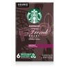 STARBUCKS KCup French Roast 6 Count Coffee Pods 2.5oz Carton
