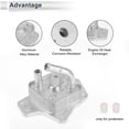 thumbnail image 5 of Unique Bargains Engine Oil Cooler for Lexus RX200t 2015-2017 No.1571036030 Trans Cooler 1 Set, 5 of 6