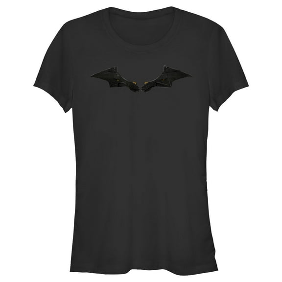 Junior's The Batman Black Armor Batarang  Graphic Tee Black Large